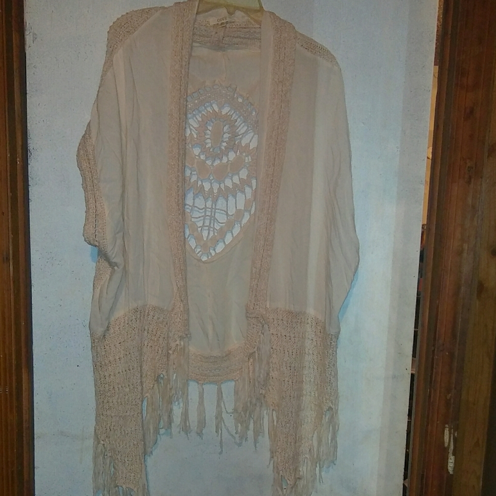 Cream Shawl made by Oddy